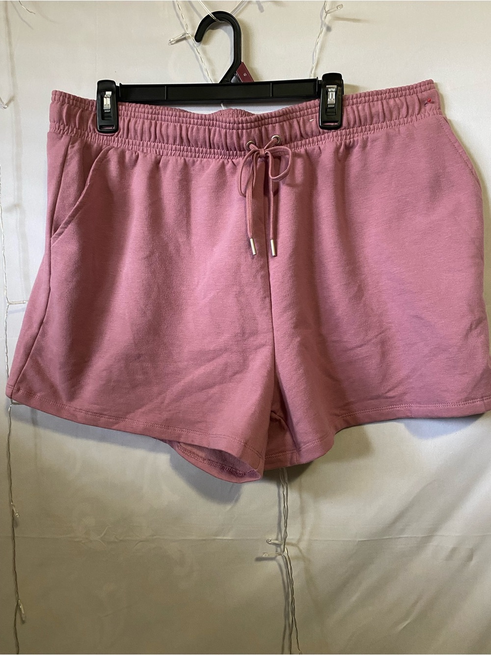 Auden Dusty Pink Drawstring Athletic Shorts